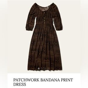 Stetson Patchwork Bandana Print Dress